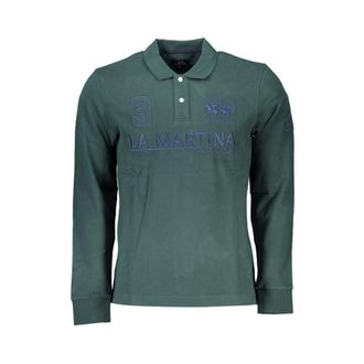 La Martina Polo Shirts, male, Green, XL, Classic Polo Shirt