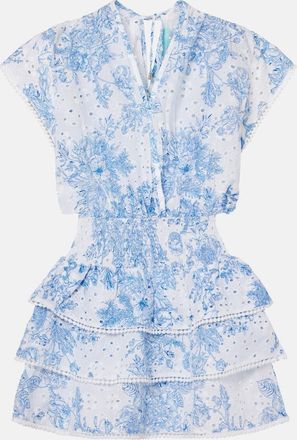 Melissa Odabash Jess broderie anglaise cotton minidress