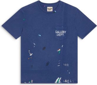 Gallery Dept. Vintage Logo Painted Tee - Heren - T-shirts - Blauw - M - Katoen - Tops