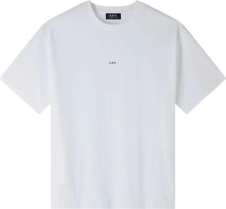 A.P.C. Hombre, Camisetas, Blanco, Talla: S