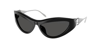 Swarovski SK6046 100187 Womens Sunglasses Black Size 60