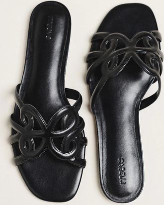 Maeve Logo Slide Sandals