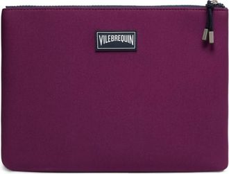Vilebrequin Neoprene Pouch Turtle - Dames - Clutches - Paars - ONE Size - Tassen
