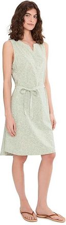 Royal Robbins Spotless Traveler Tank Top Dress Womens Dress Sage Leaf Briar Print : SM, Nylon/Spandex