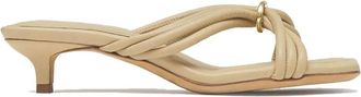 Anine Bing Suki Sandalen - Dames - Muiltjes - Beige - 37 EU - Schoenen