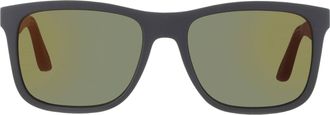 Ferragamo Green Square Unisex Sunglasses SF1028S 322 56