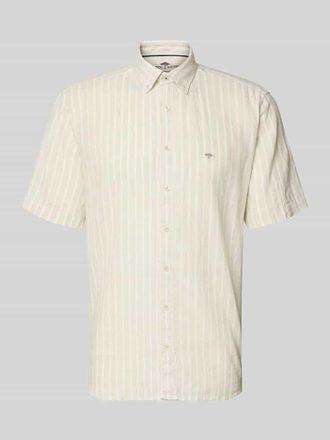 Fynch-Hatton Fynch-Hatton Regular Fit Freizeithemd mit Button-Down-Kragen in Offwhite, Gr&ouml;&szlig;e 3XL