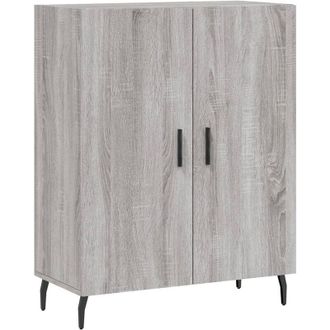 vidaXL Vidaxl - Aparador De Madera De Ingenier&iacute;a Gris Sonoma 69,5x34x90 Cm
