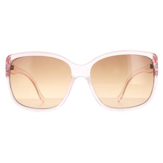 Calvin Klein zonnebril CK20518S 662 Crystal Rose Brown Gradi&euml;nt