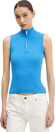 Karl Lagerfeld Donna, Top, Blu, M, new