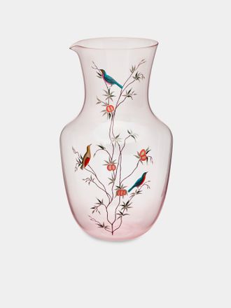 Lobmeyr Garden of Paradise Hand-Painted Crystal Water Pitcher