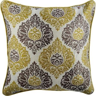 OEM Fundas De Almohada Homecentric, Color Dorado, 40x40 Cm (16x16 Pulgadas), Paquete De 2 Unidades, Dise&ntilde;o De Brocado Jacquard, Ideales Para Sof&aacute;s Y Que C