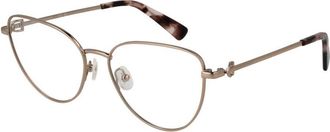 Longchamp Gouden Metalen Bril (Monturen)