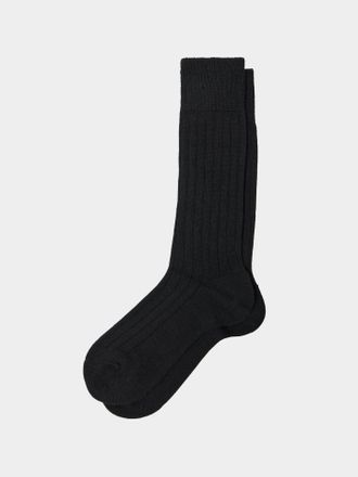 Maria La Rosa Womens Mens One Cashmere Mid-Calf Socks One Size