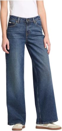 Guess Wide Jeans - Dames - Loose Fit Jeans - Blauw - W24 - Jeans