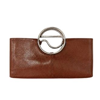 Coperni C Clutch - female - Coperni - Handbags - Brown - ONE SIZE - Bags