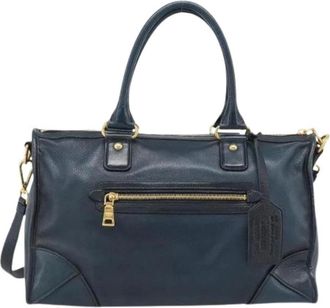 Prada Pre-owned Vintage Metal Shoulder Bag - Dames - Vintage Handtas - Blauw - ONE Size - Vintage