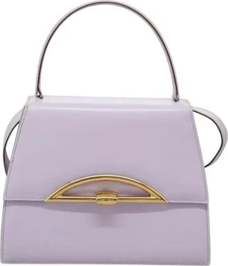 Celine Pre-owned Leather celine-bags - Dames - Vintage Handtas - Paars - ONE Size - Leer - Vintage