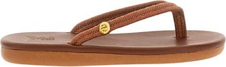 Ancient Greek Sandals Sandalen met gevlochten bandjes - Dames - Slippers - Bruin - 37 EU - Leer - Schoenen