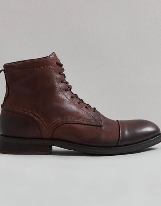 Hudson Mens PALMER MENS BROWN DRUM DYE BOOT - Size: 8