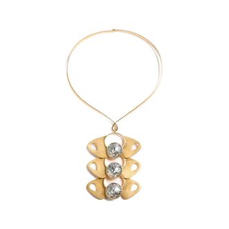 Valentino Garavani Necklaces, female, Yellow, Size: ONE SIZE Jewellery Valentino Garavani