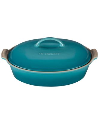LE CREUSET 4Qt Heritage Covered Oval Casserole
