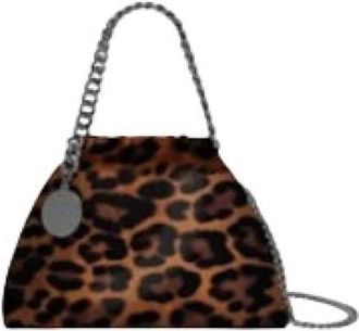 Stella McCartney Tassen, Dames, Bruin, ONE Size, Polyester, Falabella Mini