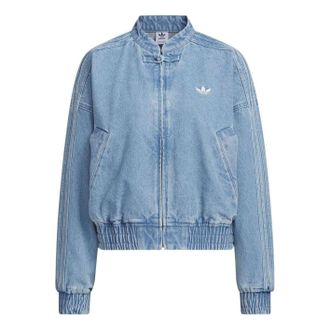 adidas (WMNS) adidas CTT Jacket Asia Sizing Light Denim JZ9924