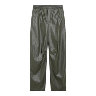 Maison Margiela Dames, Broeken, Groen, Maat: 2XS Viscose