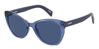 Levi's LV 1015/S PJP/KU Womens Sunglasses Blue Size 55