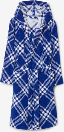 Burberry Check Cotton Robe, Size: M