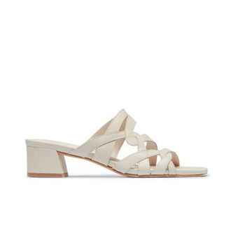 Bernardo Johanne Low Heel Sandal in Eggshell at Nordstrom, Size 9.5