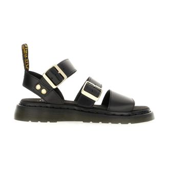 Dr. Martens Flat Sandals, male, Black, Size: 8 US Gladiator Sandal