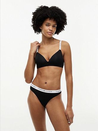 Tommy Hilfiger Sujetador triangular con inscripci&oacute;n