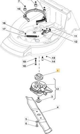 STIGA Sports Polea Del Motor De Tracci&oacute;n Honda X Np53 B Original Stiga - 122601923/0