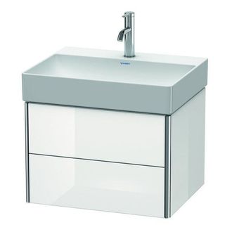 Duravit Duravit Xsquare Mueble Bajo Lavabo Suspendido, 2 Cajones