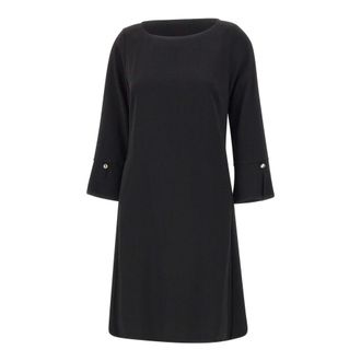 Elena Miro Dames, Jurken, Zwart, Maat: XL Poliester