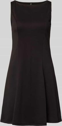 Vero Moda Ausgestelltes Freizeitkleid mit Teilungsn&auml;hten Modell ABBY in Black, Gr&ouml;&szlig;e XL