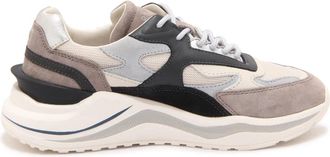 D.A.T.E. Fuga Dragon Ivory Sneakers - Dames - Sneakers - Veelkleurig - 37 EU - Leer - Schoenen