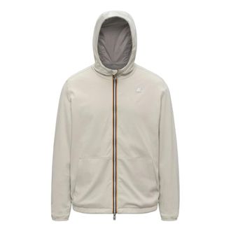 K-Way K-Way, Light Jackets, male, Beige, Size: 2XL Jake Double Interlock Jacket