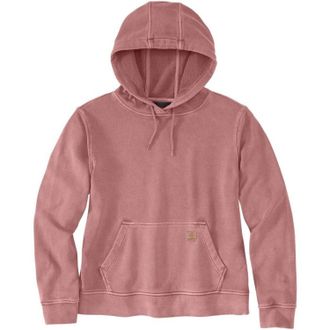 Carhartt Work in Progress Hoodie Womens Rose Cotton French Terry Long Sleeve Pullover JAX1608