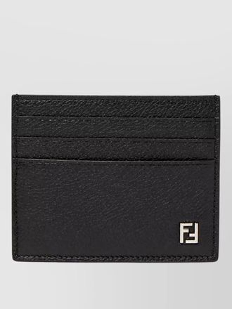 Fendi leather card holder