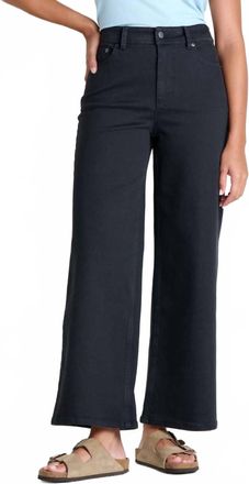 Toad & Co Balsam Wide Leg Pants In Black
