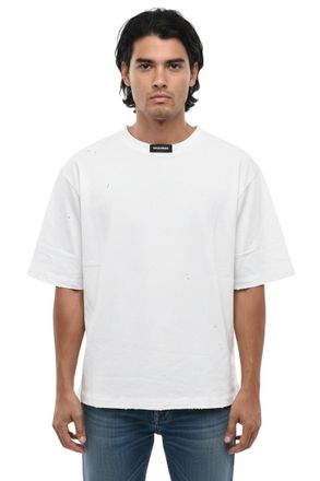 Dsquared2 White Loose Crew Neck T-Shirt