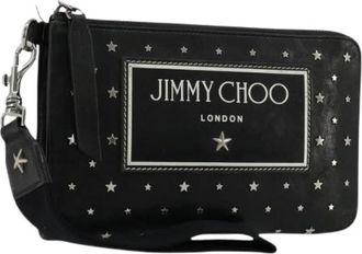 Jimmy Choo London Pre-owned Clutches, female, Black, Size: ONE SIZE Pre-owned Clutch Bag