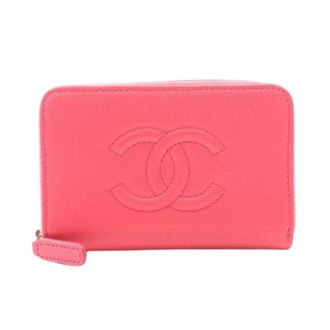 Chanel Pre-owned Portemonnee / Muntzakje - Dames - Pre-owned - Roze - Maat: ONE Size