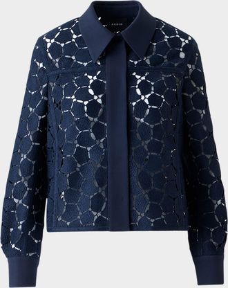 Akris Talitha Broken Stones Embroidered Jacket