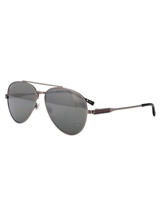 Gucci GG1874S Metal Aviator Sunglasses - Silver