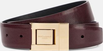 Saint Laurent La 76 leather belt