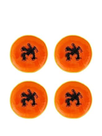 Bordallo Pinheiro Set piatti da dessert Papaya - Arancione
